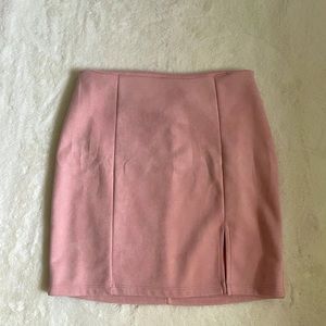 Velvet Mini Skirt